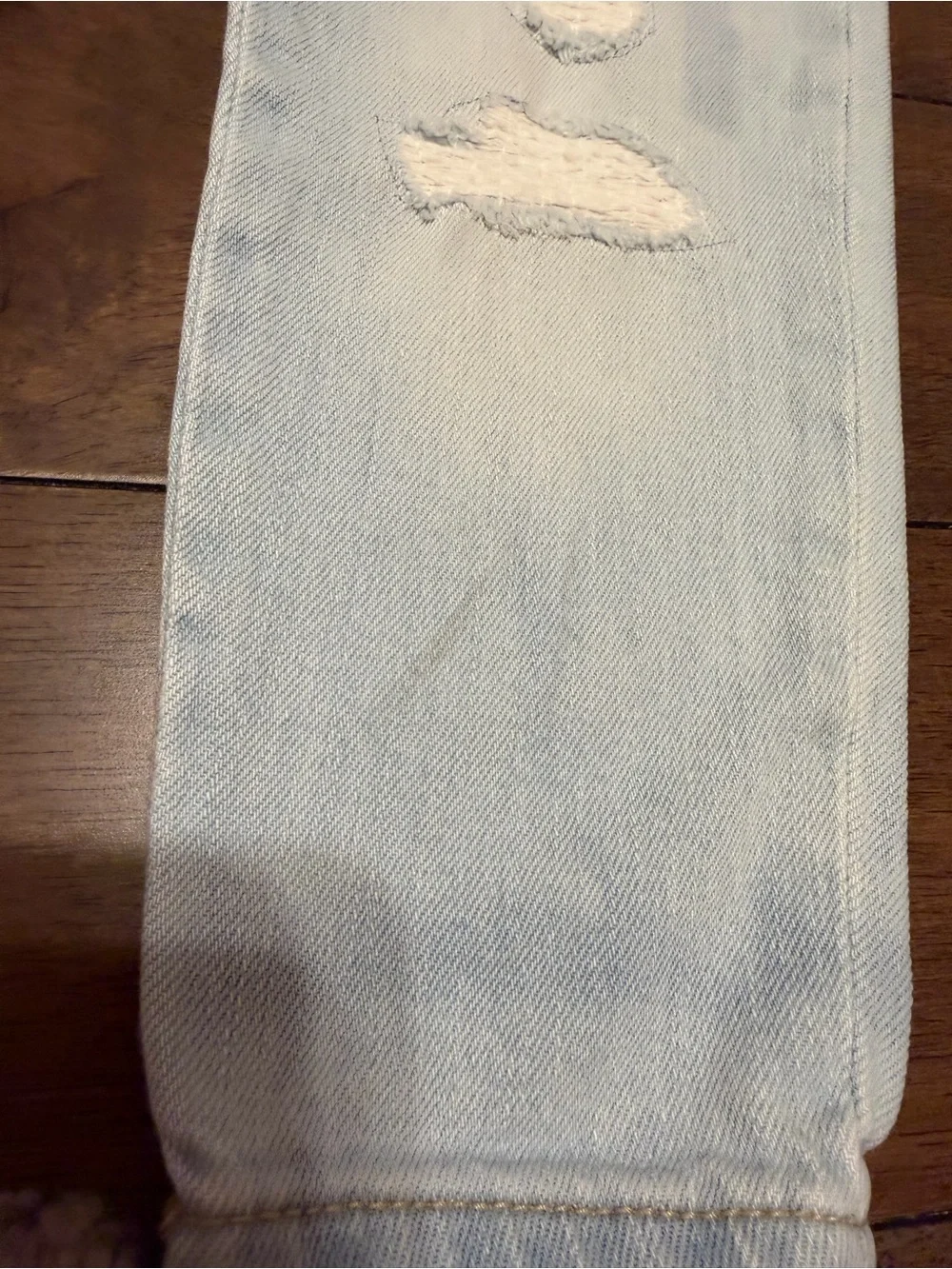 OshKosh B'gosh Light Blue Distressed Kids Jeans